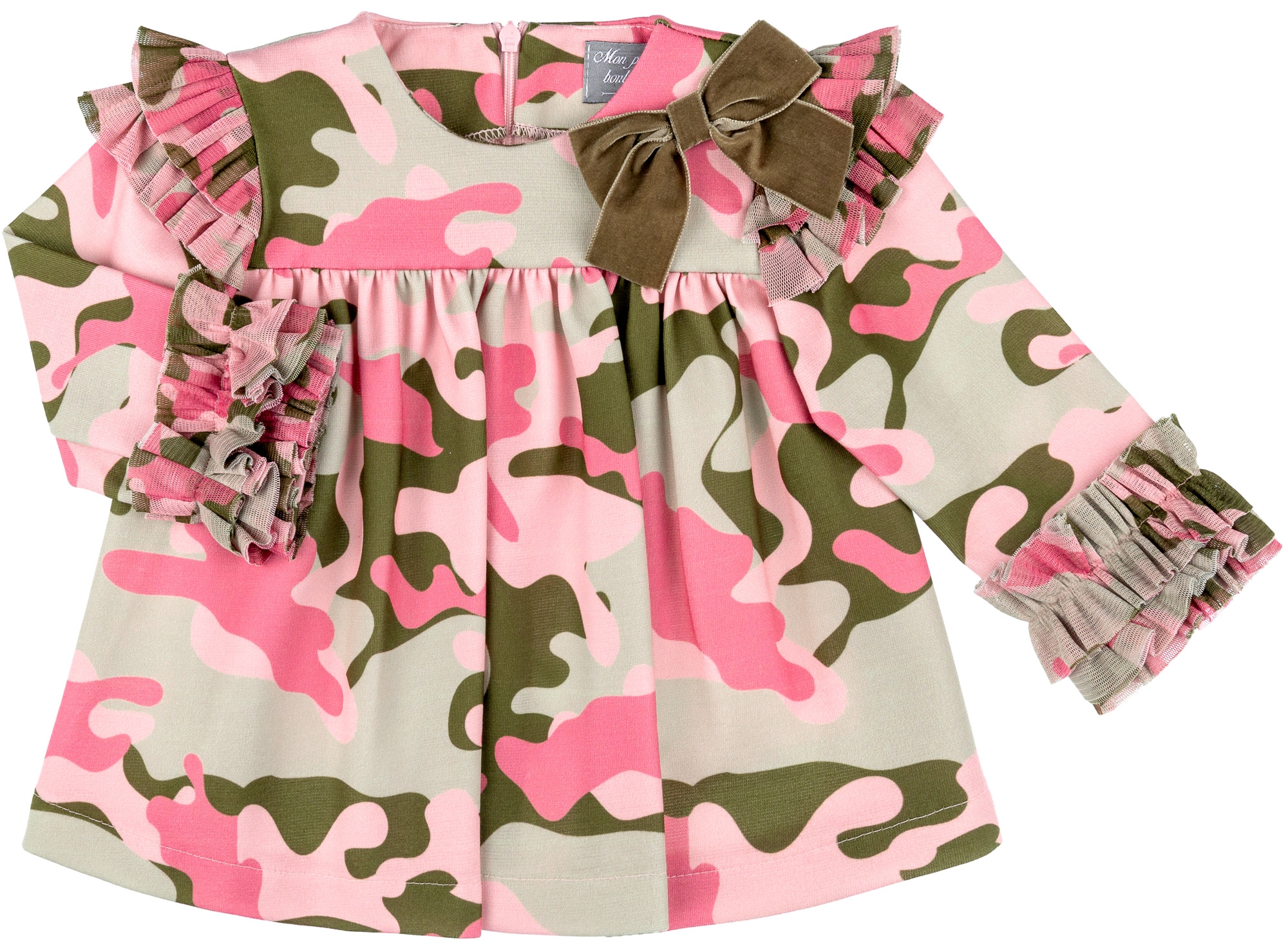 pink camo infant dress Bass Pro Shops Overall Dress for Babies