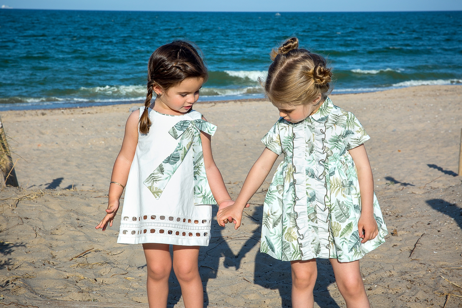 Rochy Girls Off White Tropical Print Shift Dress Missbaby