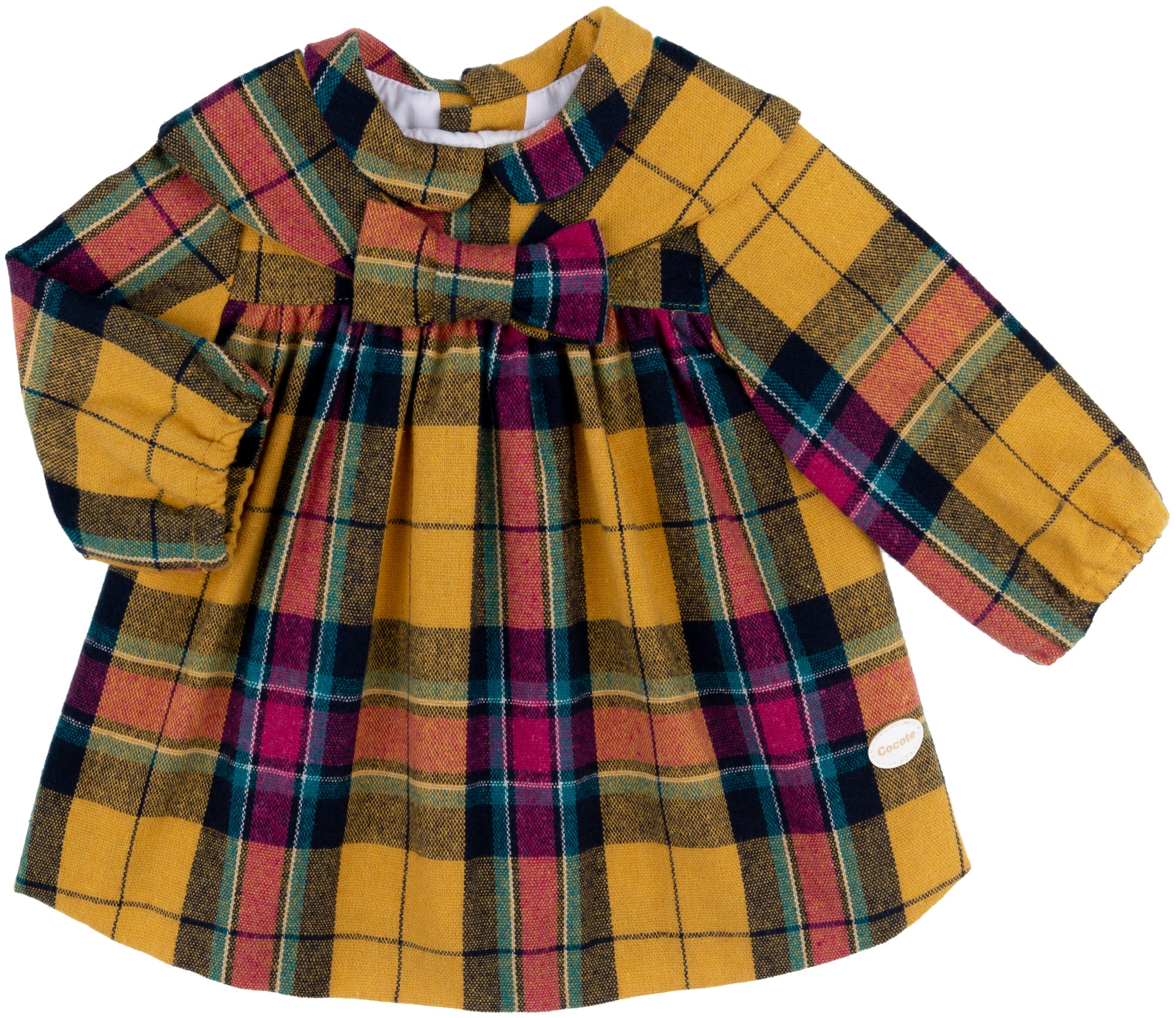 Baby frock best sale check design