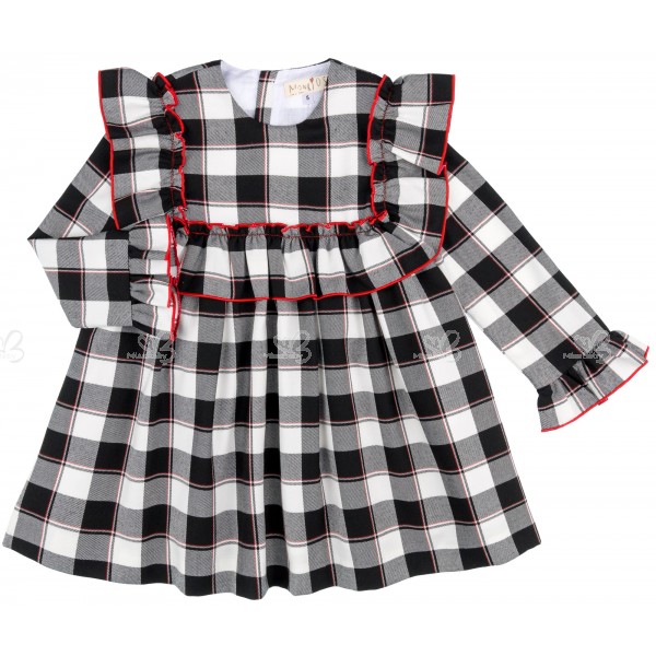 Black and white checkered dress toddler online