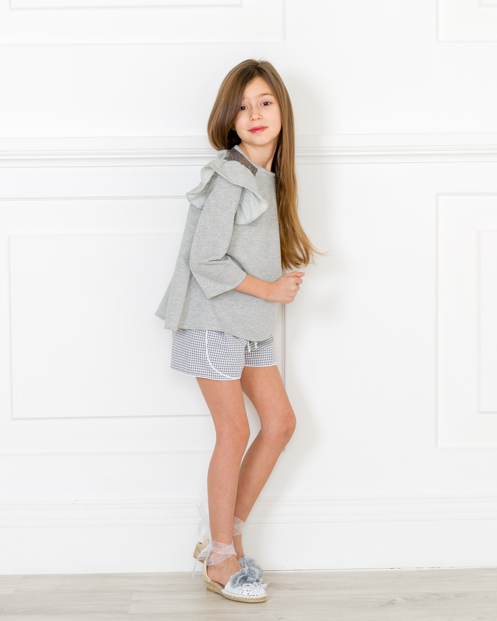 Girls sale silver sweater