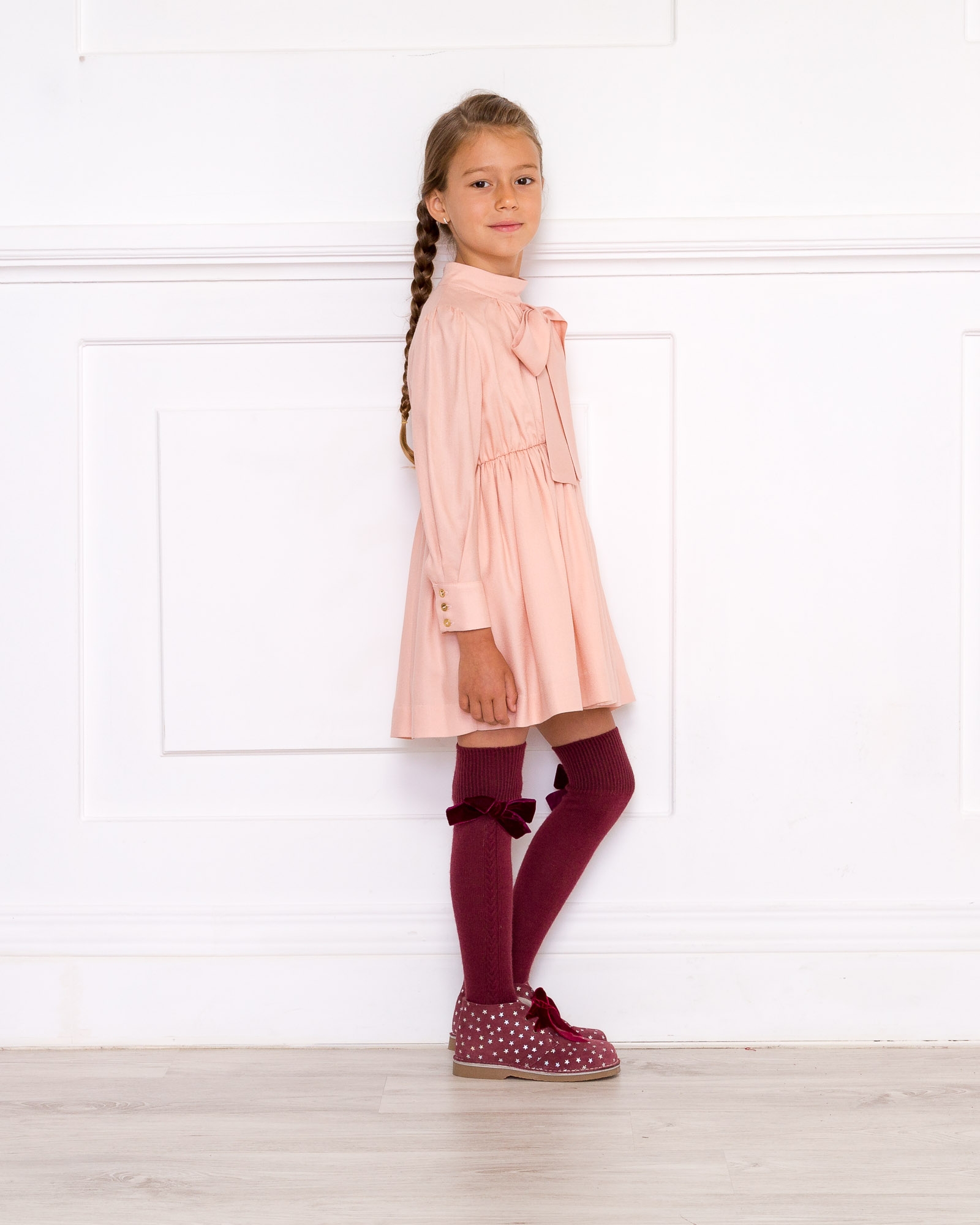 Burgundy boots for outlet girls