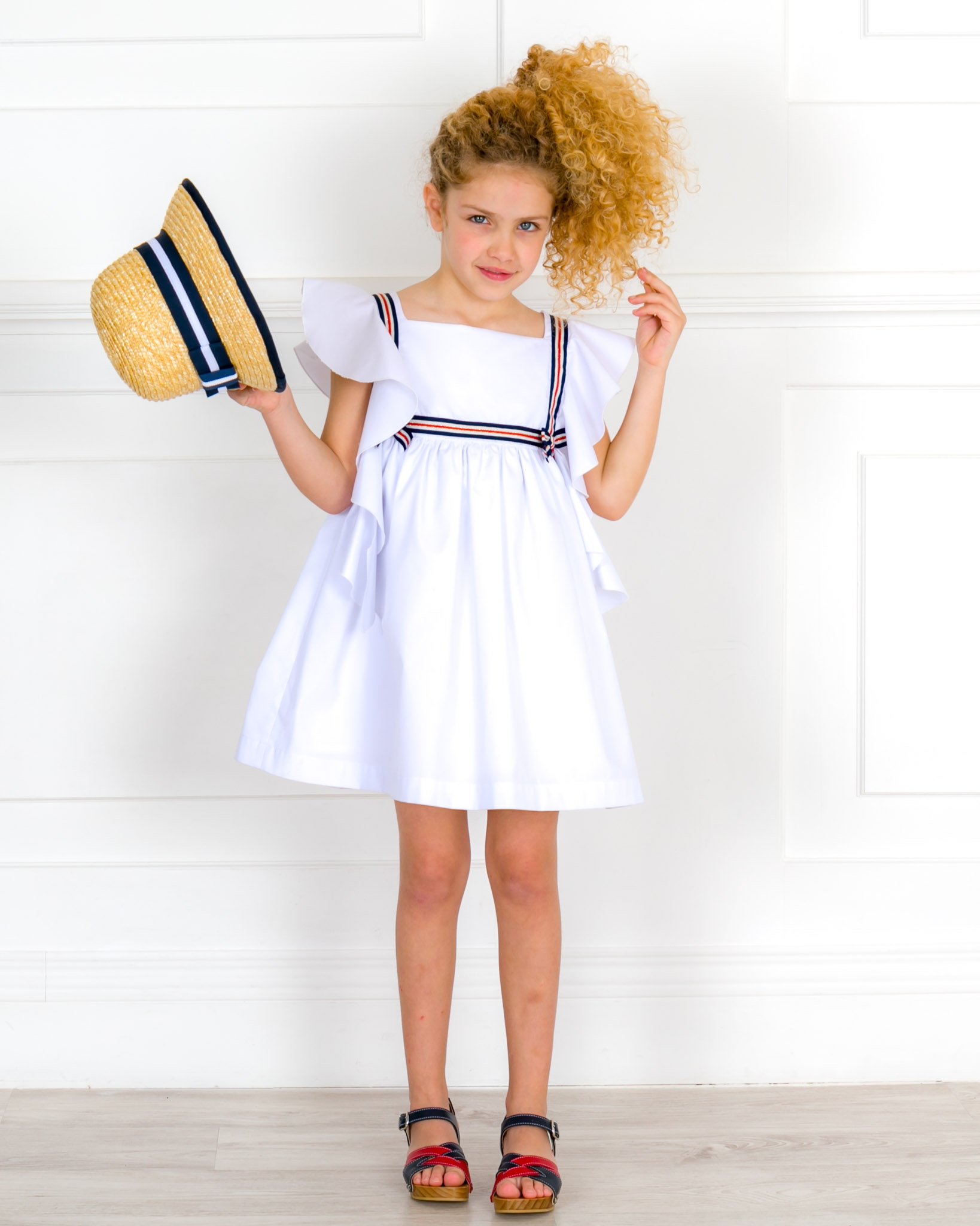 Girls white dress sandal hotsell