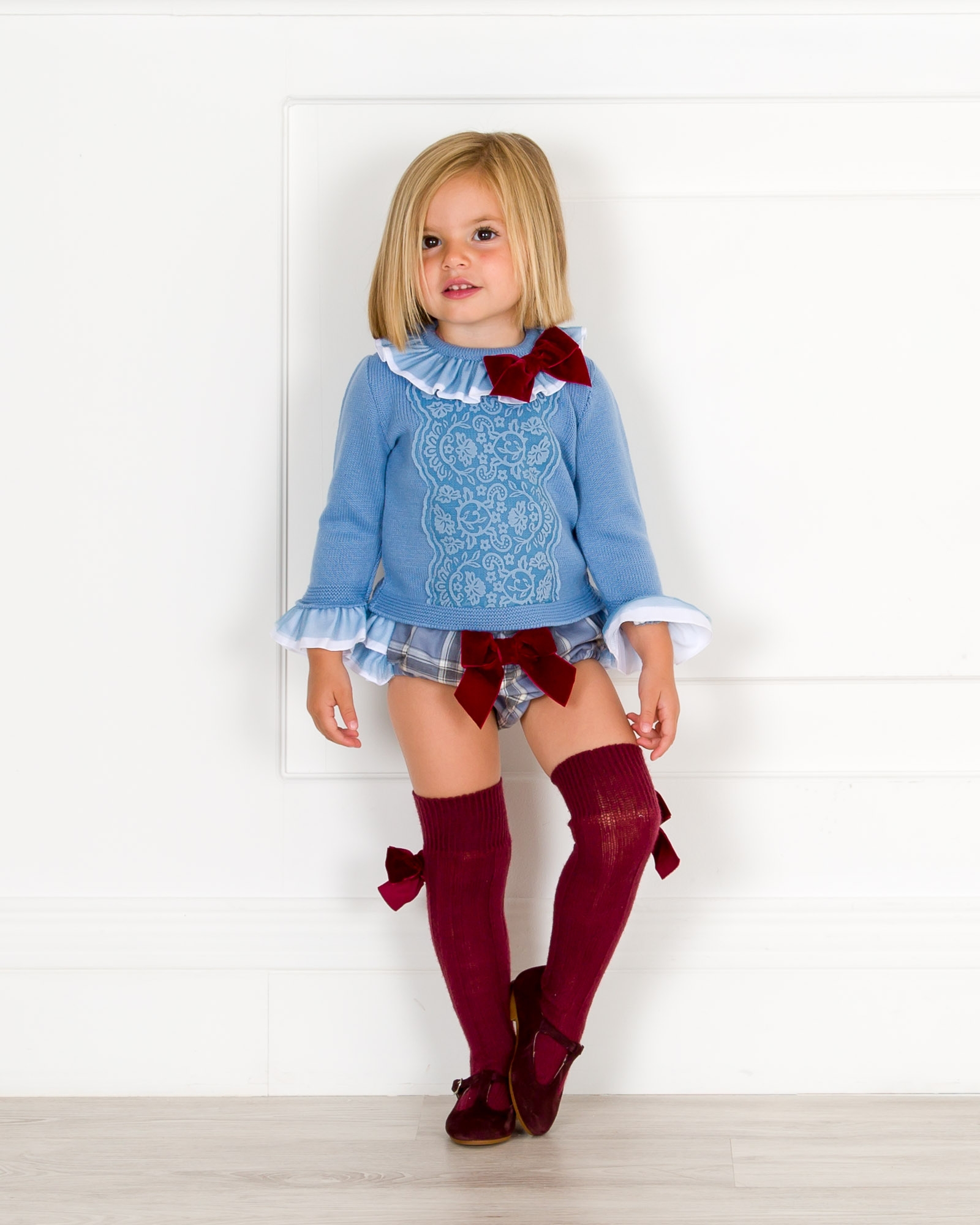 Girls light blue on sale sweater